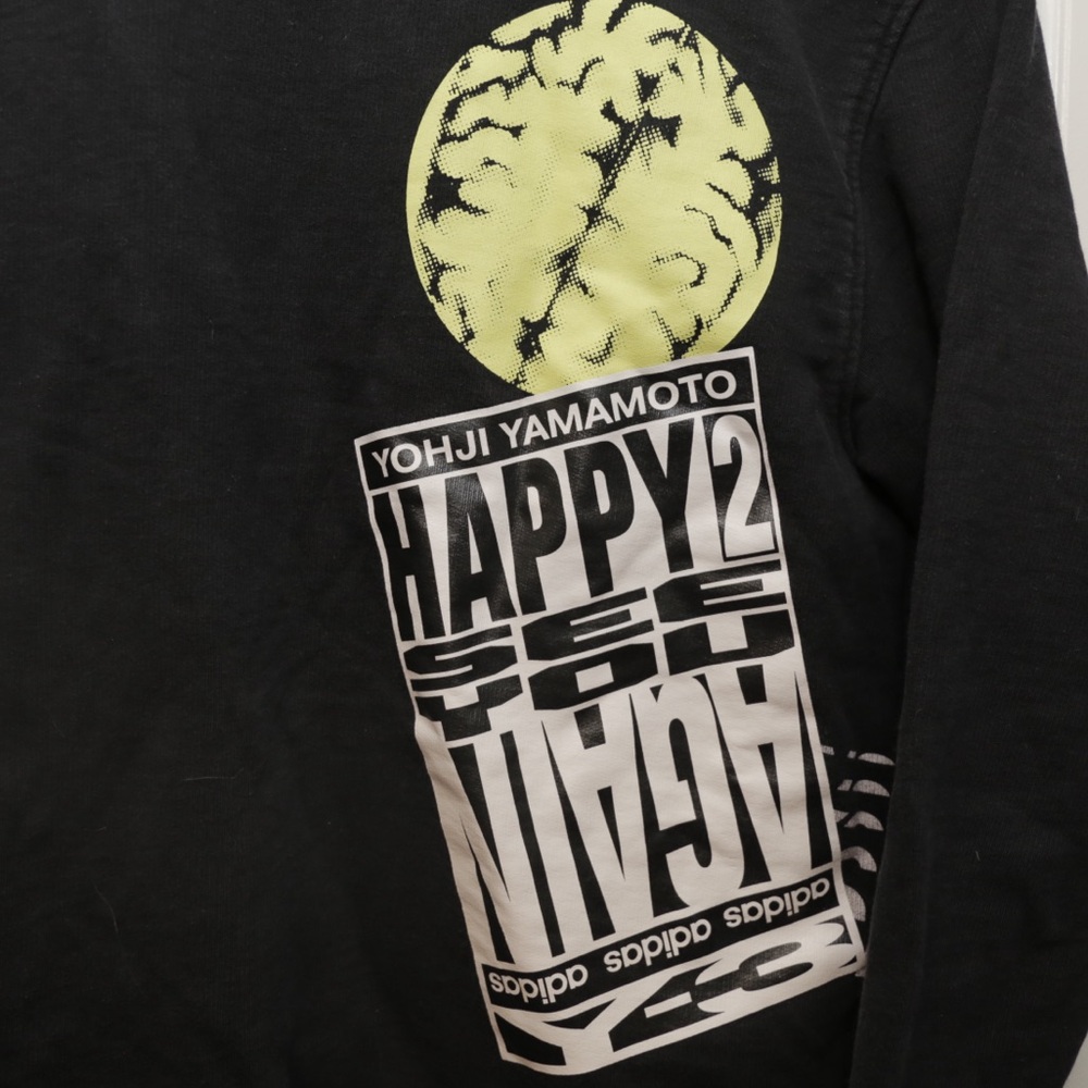 Adidas Y3 Yohji Yamamoto Happy 2 See You Again Sweatshirt - Picture 2 of 6